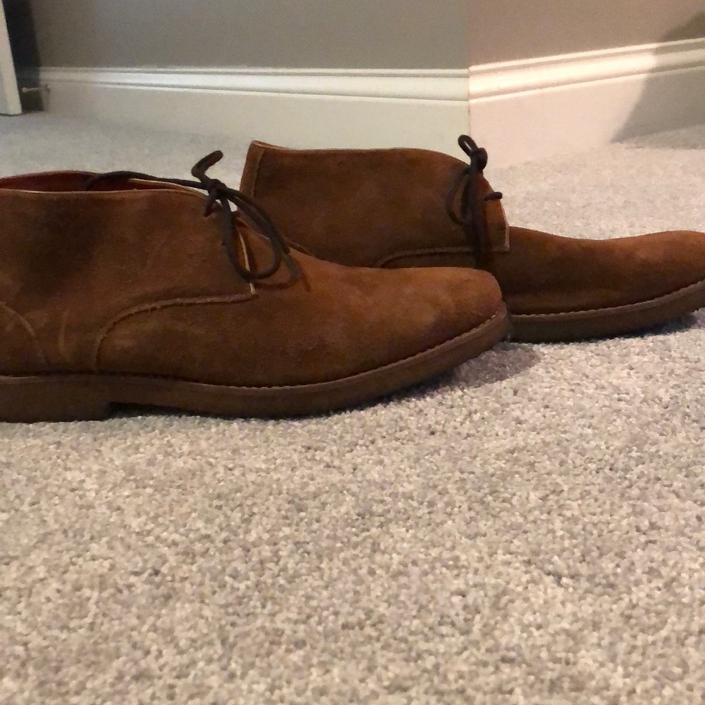 Peter Millar suede ankle loafers